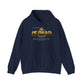 Hoodie — 'Without work is Dead' Gold Baroque Graphic Hooded Sweatshirt