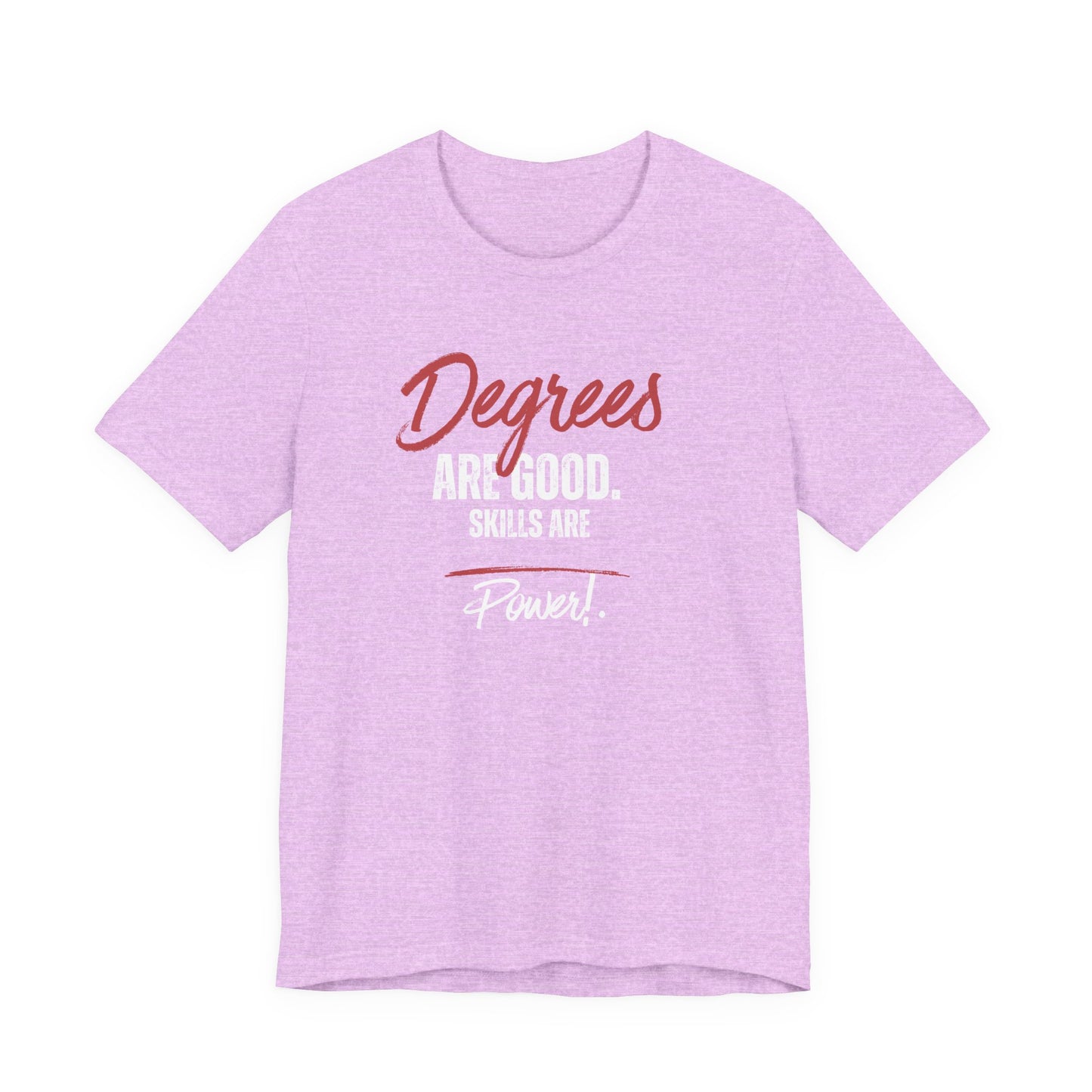 Degrees Script T‑Shirt — Minimal Retro Graphic Tee