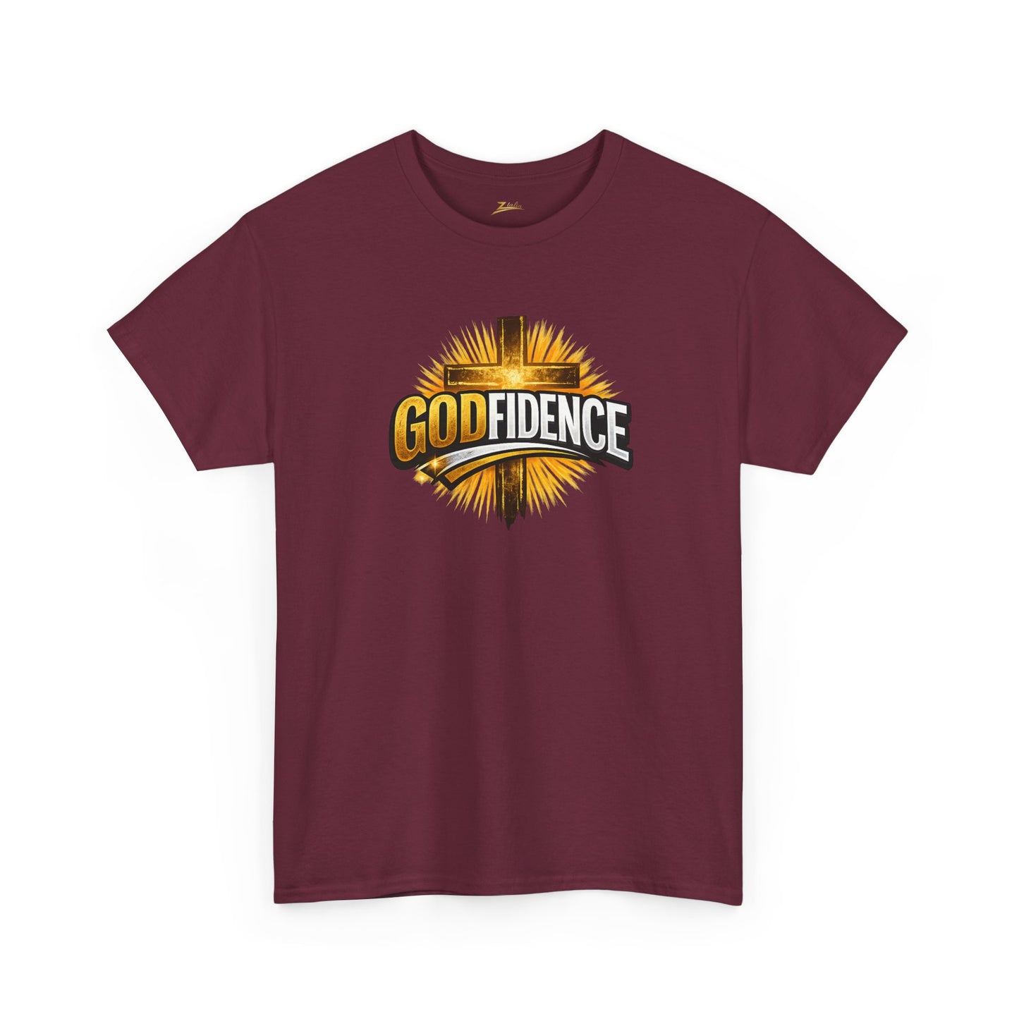 Godfidence Cross T‑Shirt — Christian Faith Graphic Tee