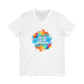 Skilled Called Empowered V-Neck Tee — Inspirational Watercolor Crew Shirt
