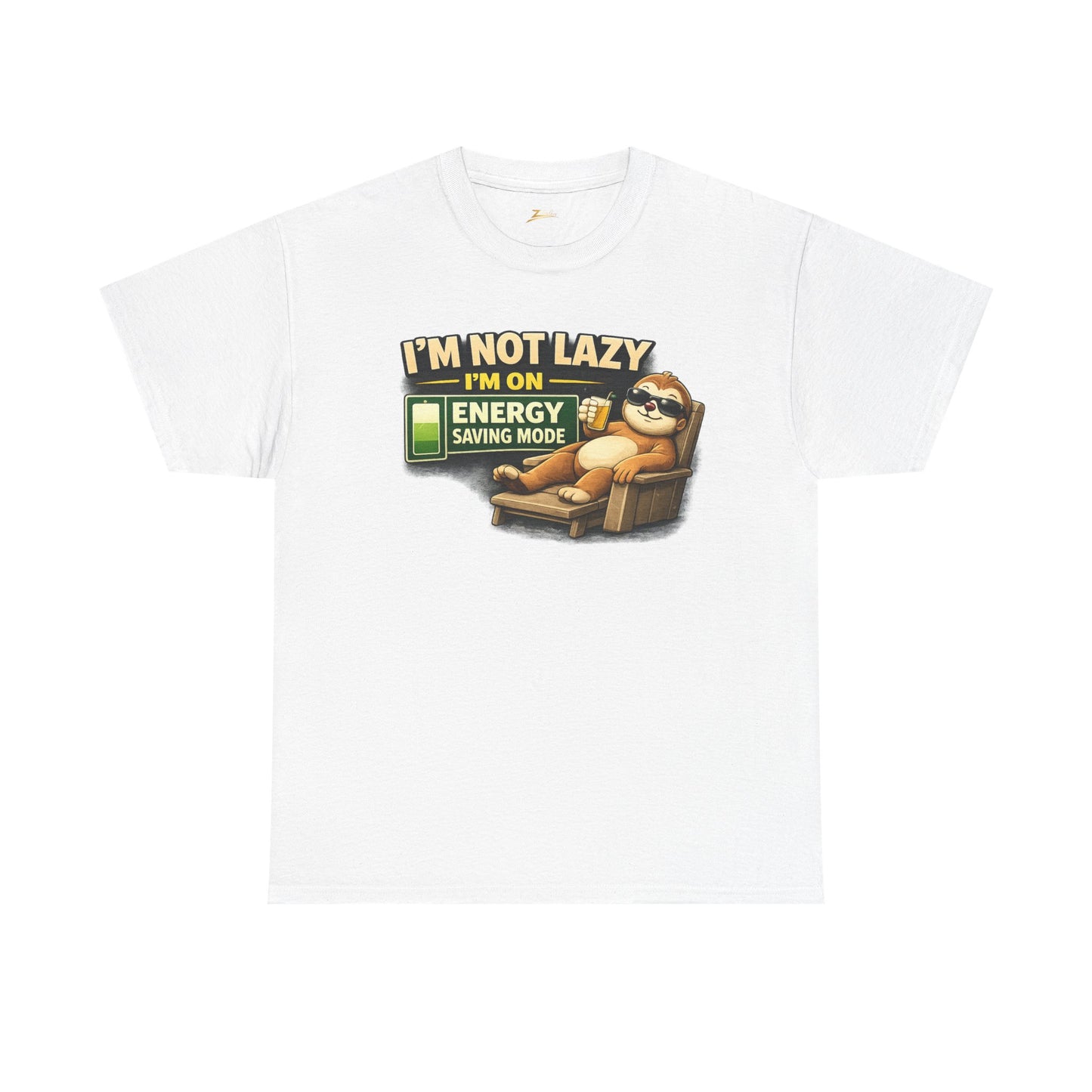 Sloth 'I'm Not Lazy — I'm on Energy Saving Mode' T-Shirt