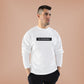 Crewneck Sweatshirt — "Certified by Experience" Minimal Graphic