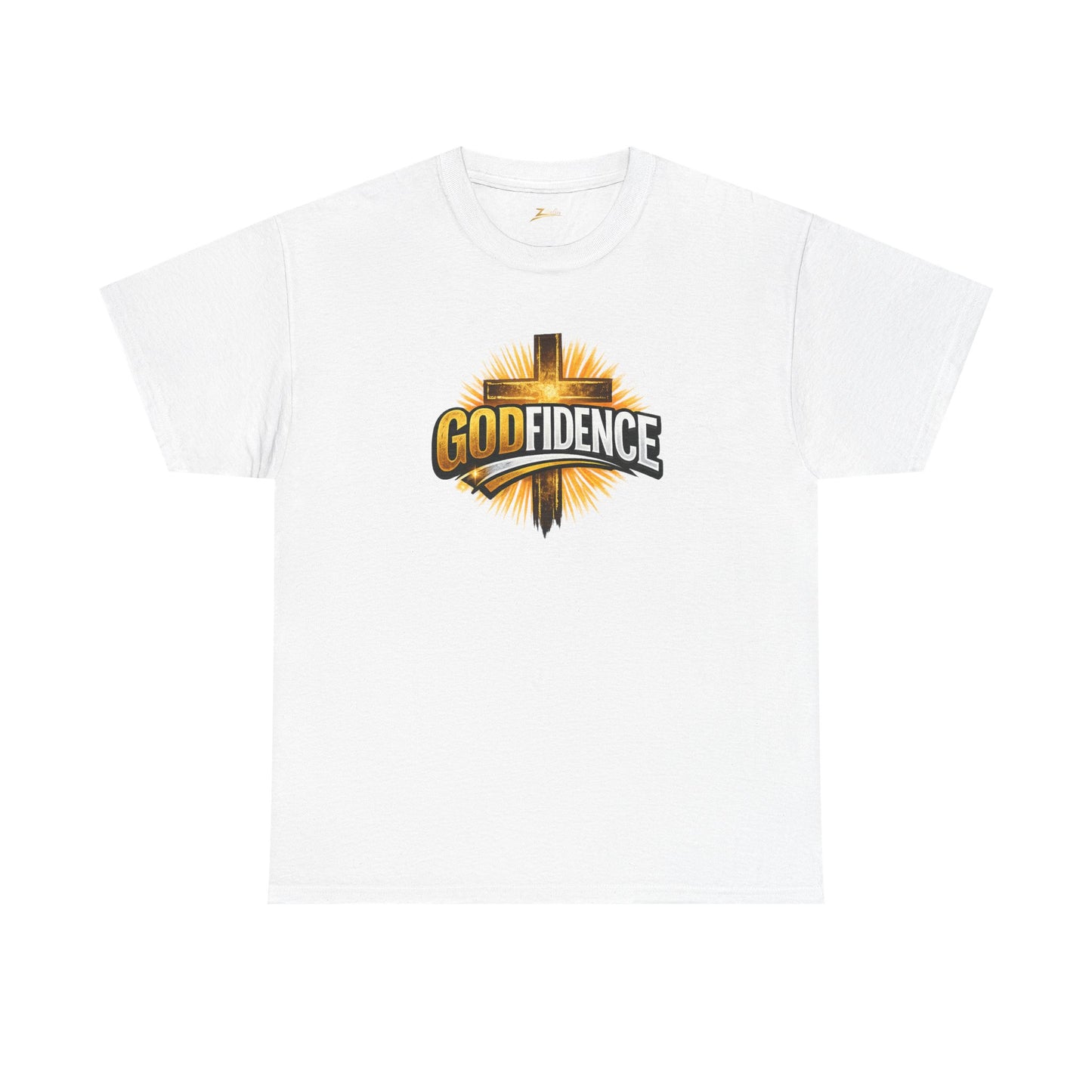 Godfidence Cross T‑Shirt — Christian Faith Graphic Tee