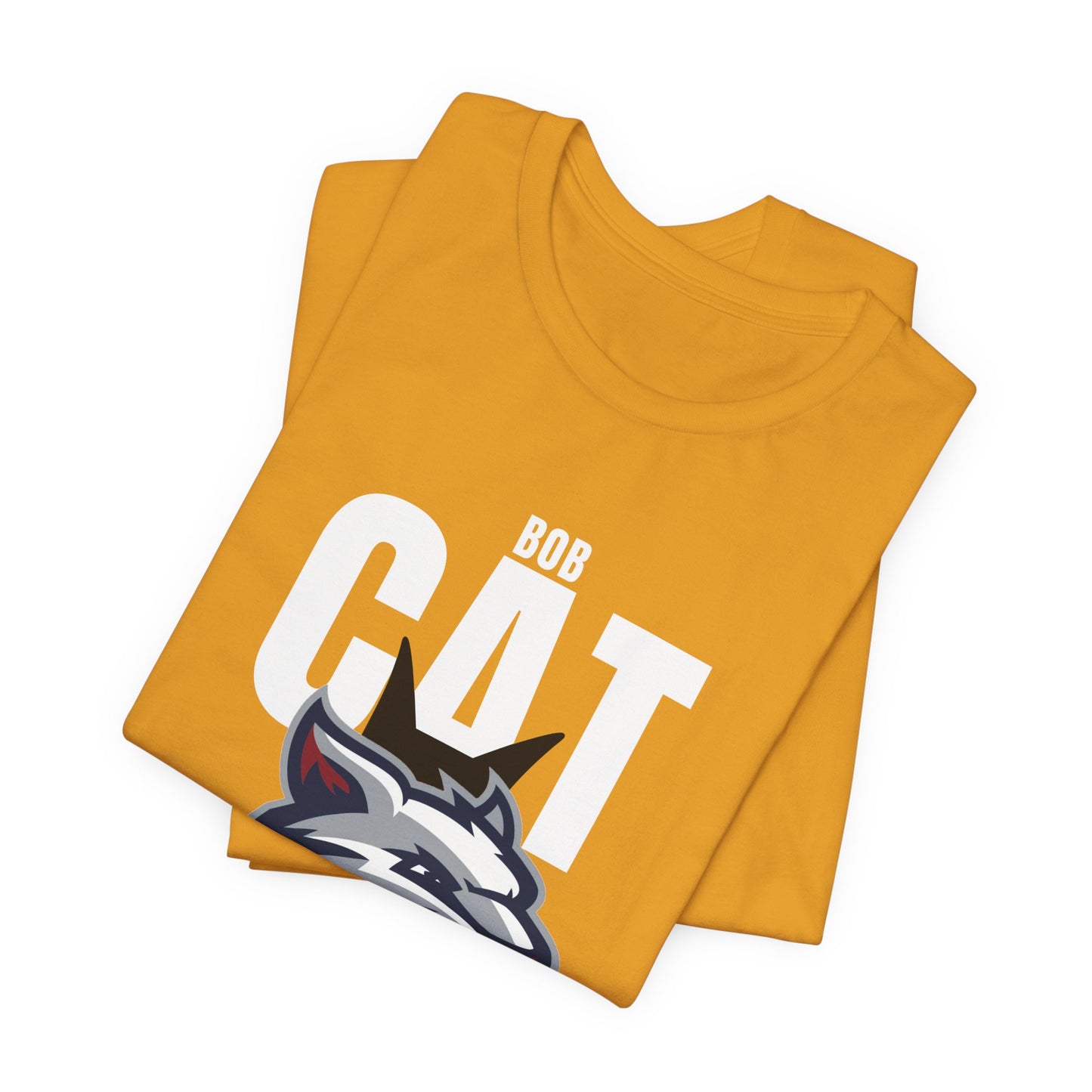 Bobcats Head Graphic Tee — Athletic Mascot T‑Shirt