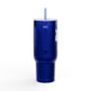 40oz Engraved Insulated Tumbler with Lid & Straw — Wildlife Cat Logo
