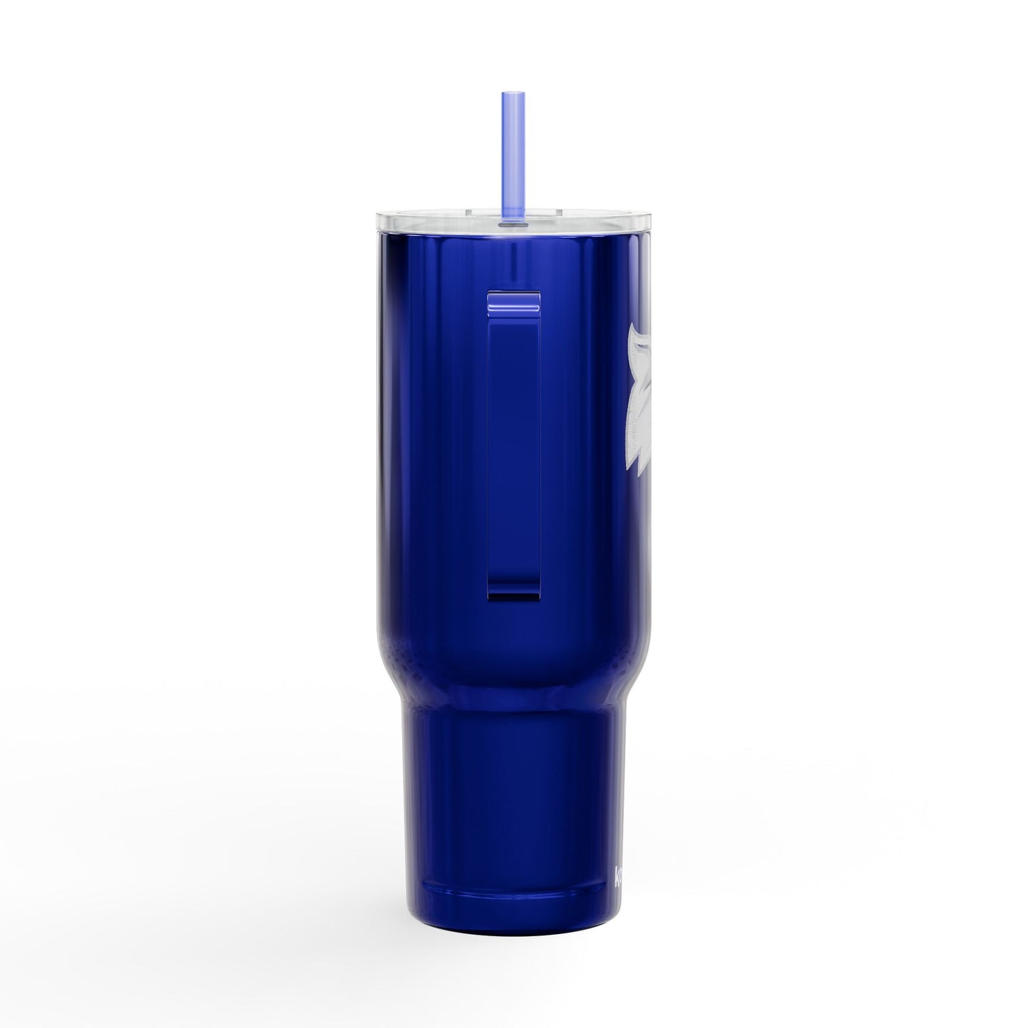 40oz Engraved Insulated Tumbler with Lid & Straw — Wildlife Cat Logo