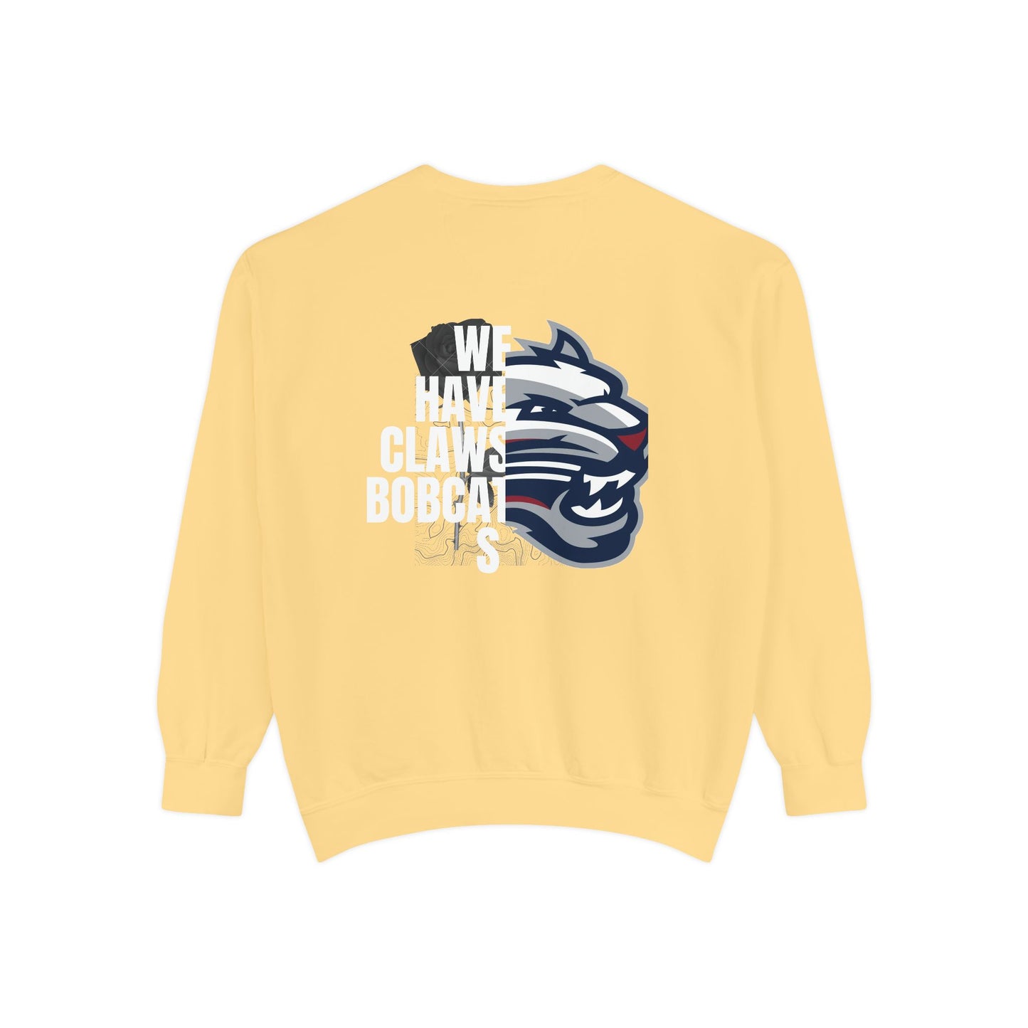Bobcat Logo Sweatshirt — Retro Distressed Crewneck