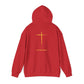 Hoodie — 'Without work is Dead' Gold Baroque Graphic Hooded Sweatshirt