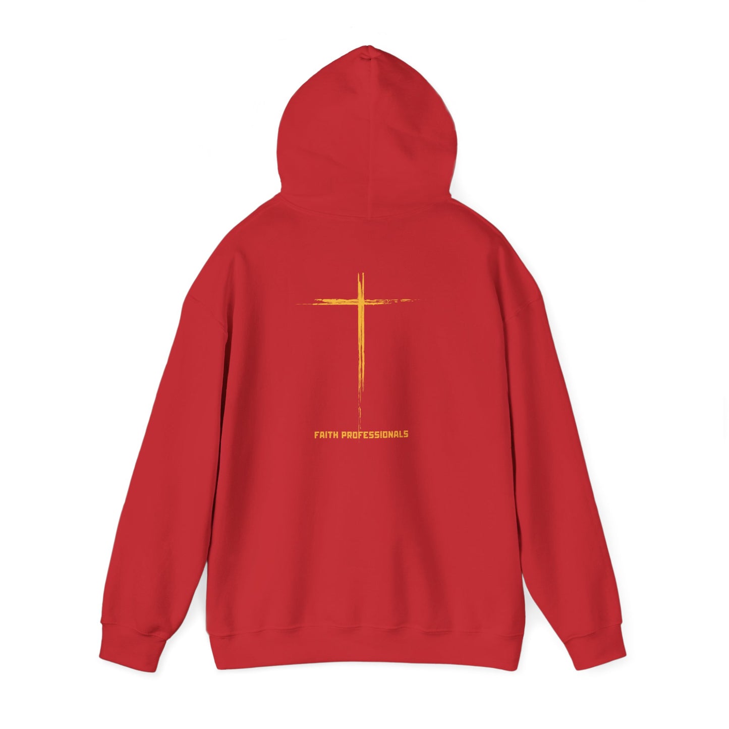 Hoodie — 'Without work is Dead' Gold Baroque Graphic Hooded Sweatshirt