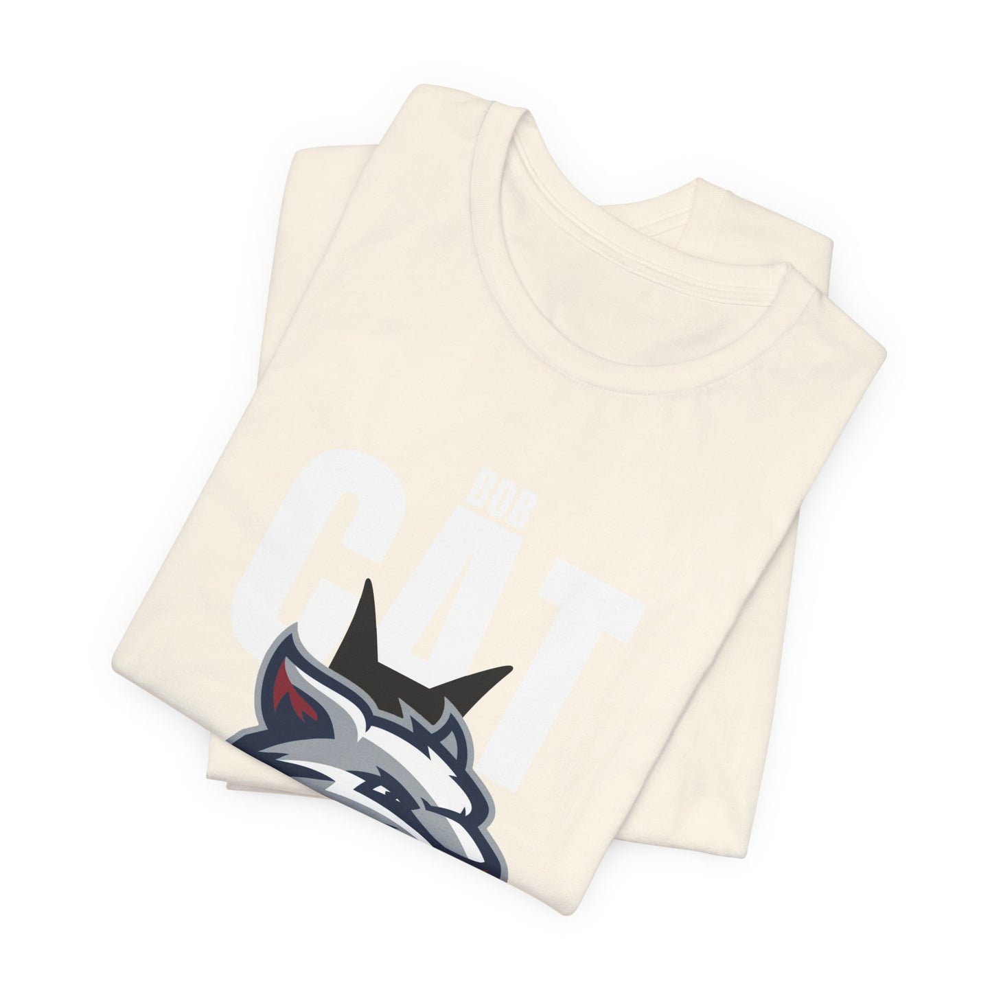 Bobcats Head Graphic Tee — Athletic Mascot T‑Shirt
