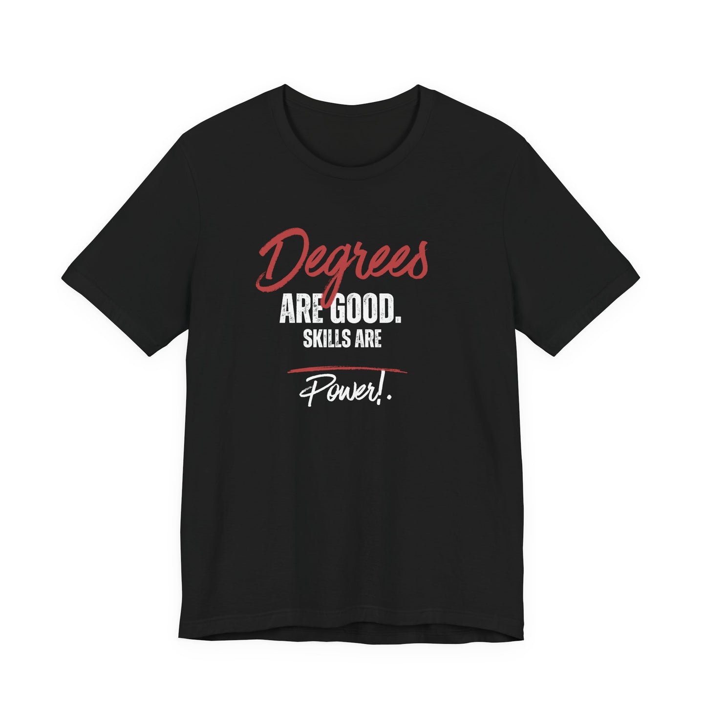 Degrees Script T‑Shirt — Minimal Retro Graphic Tee