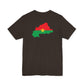 AfriBurkina Faso Flag Fist T-Shirt — Patriotic Map Back Tee
