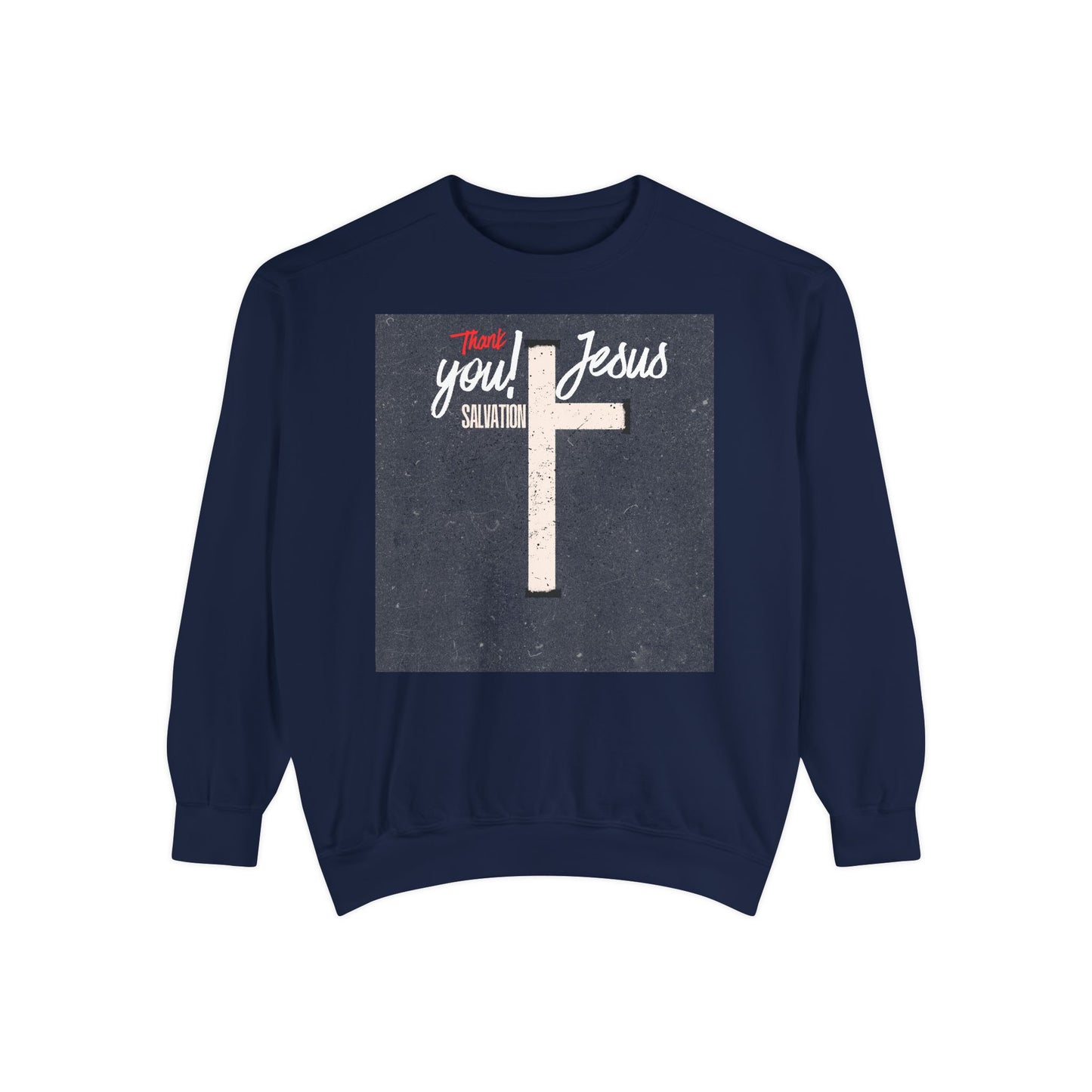 Grace Cross Sweatshirt — "Candidate of Grace" Christian Pullover