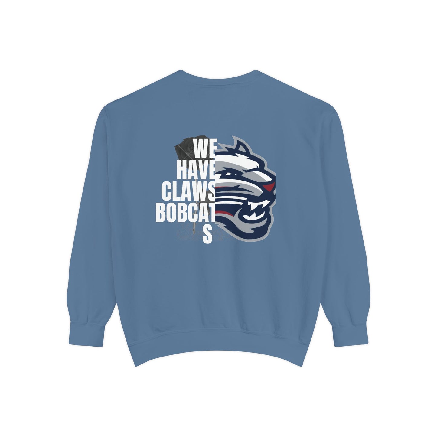 Bobcat Logo Sweatshirt — Retro Distressed Crewneck