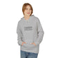 Retro Script "West Coast" White Hoodie — Vintage Stripe Graphic Pullover