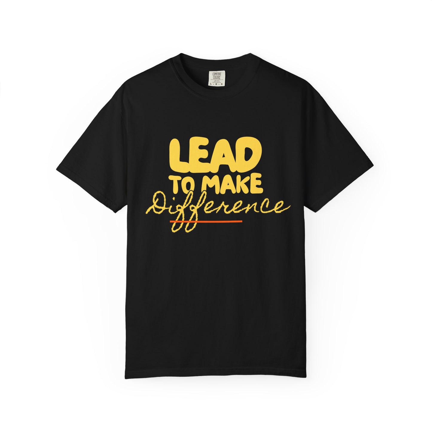Lead to Make a Difference T-Shirt — Inspirational Christian Cross Tee