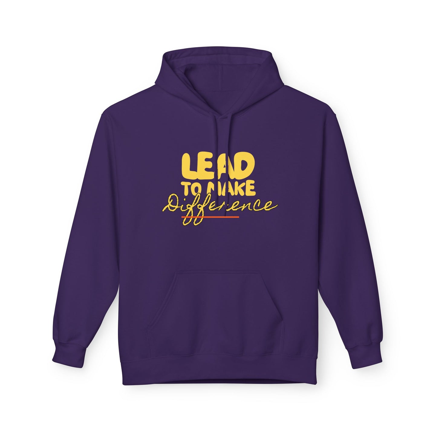 Lead to Make a Difference Hoodie — Inspirational Christian Cross Sweatshirt