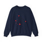 Crewneck Sweatshirt — "Held By Grace" Minimal Line Art Hands Design