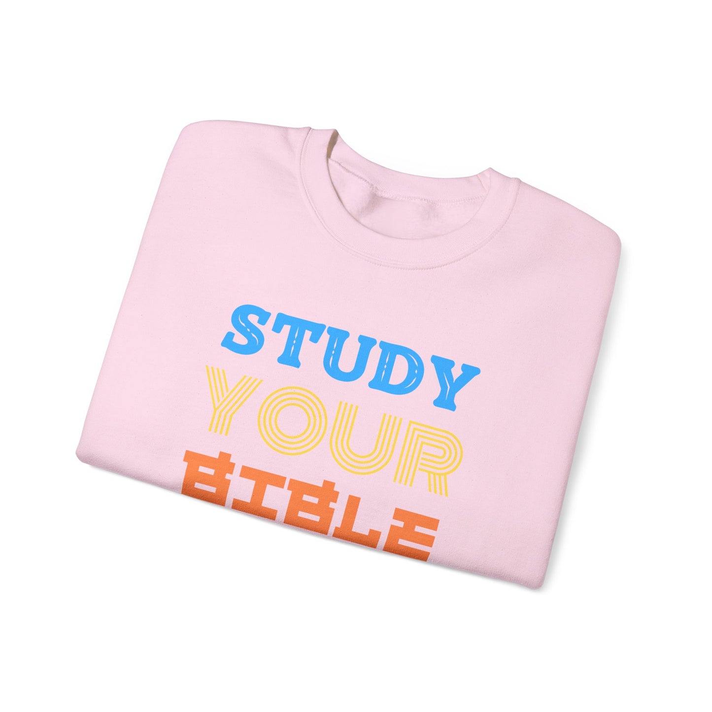 Crewneck Sweatshirt — "Skilled, Called, Empowered" Colorful Watercolor Design