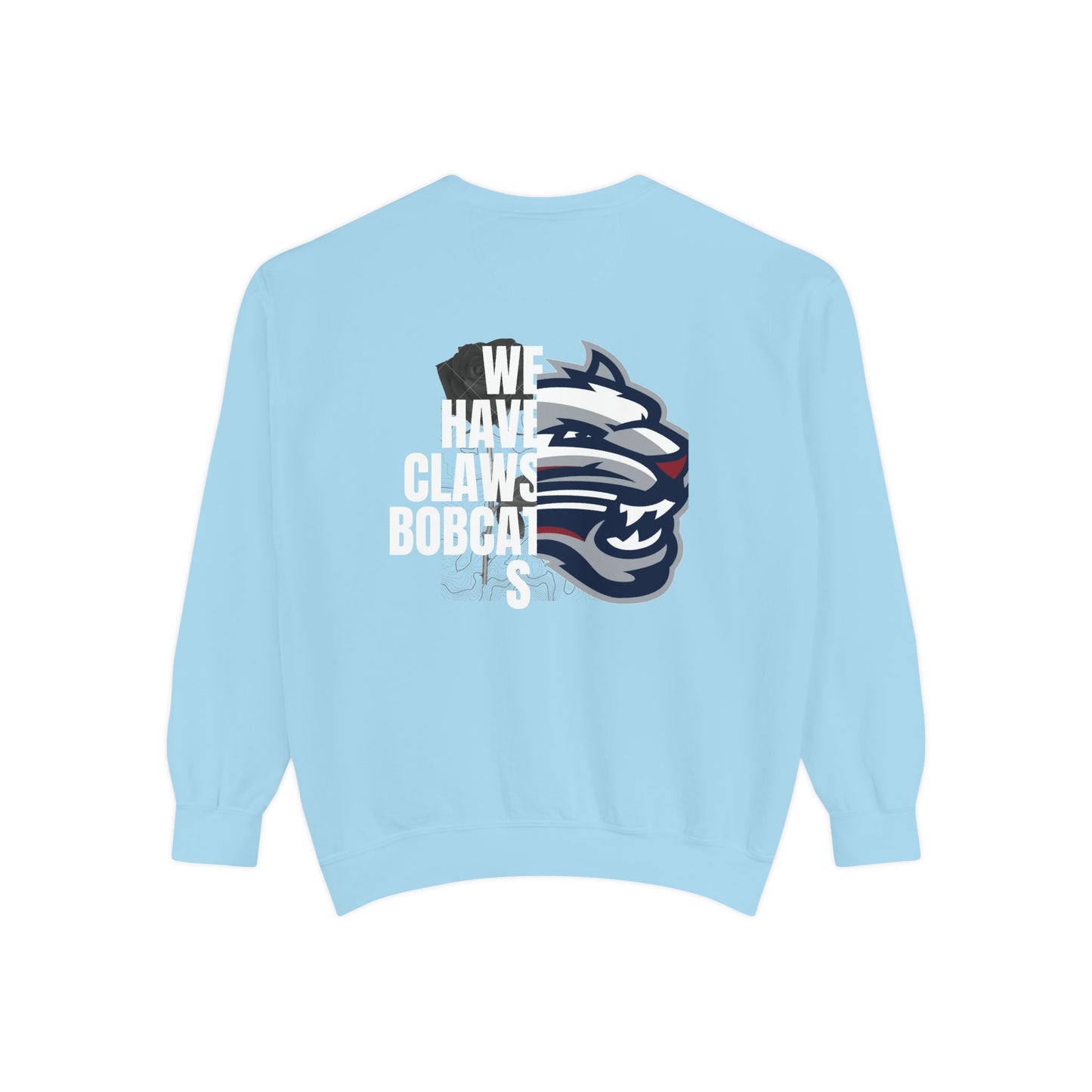 Bobcat Logo Sweatshirt — Retro Distressed Crewneck