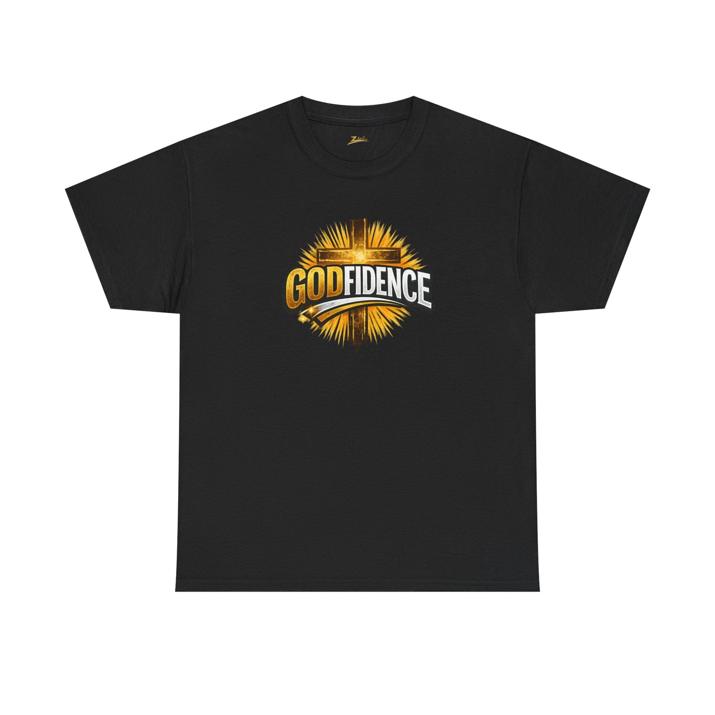 Godfidence Cross T‑Shirt — Christian Faith Graphic Tee