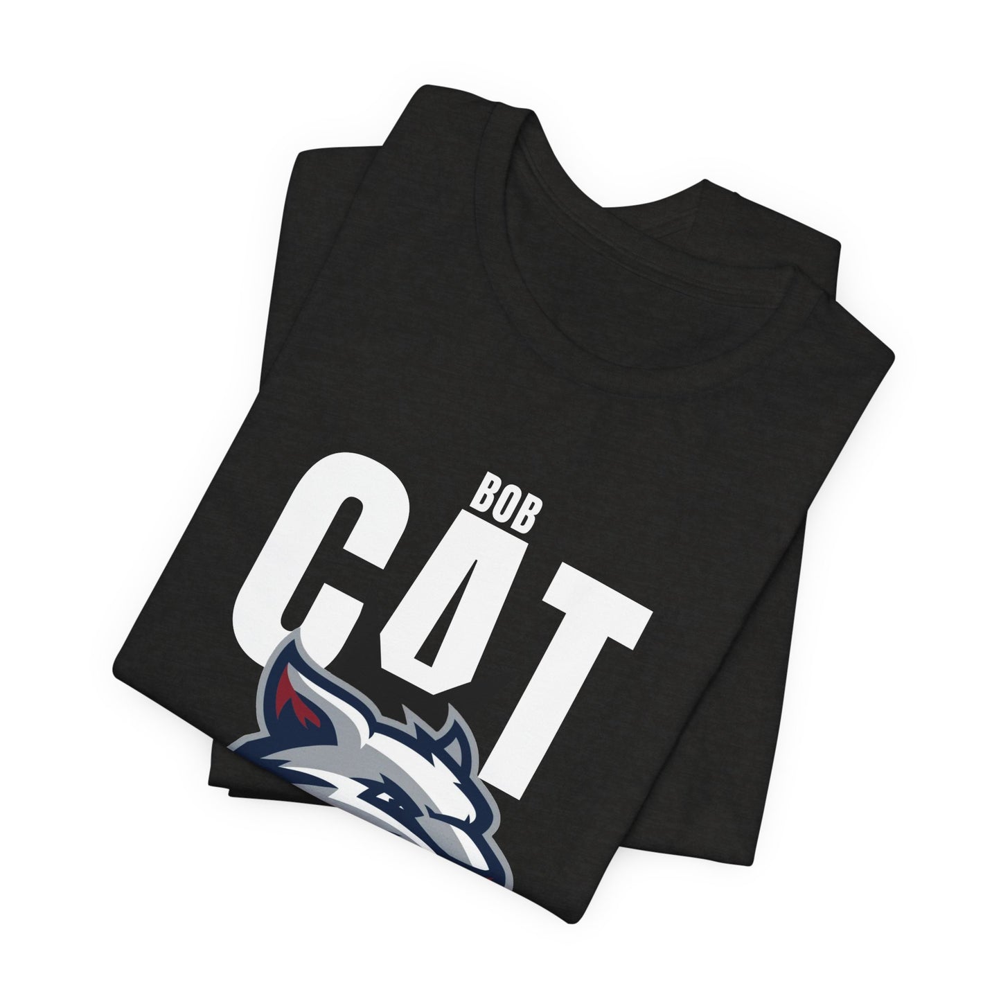 Bobcats Head Graphic Tee — Athletic Mascot T‑Shirt