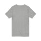 V-Neck Tee — 'Faith without Work is Dead' Vintage Sun Graphic