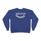 Crewneck Sweatshirt — "Certified by Experience" Minimal Graphic