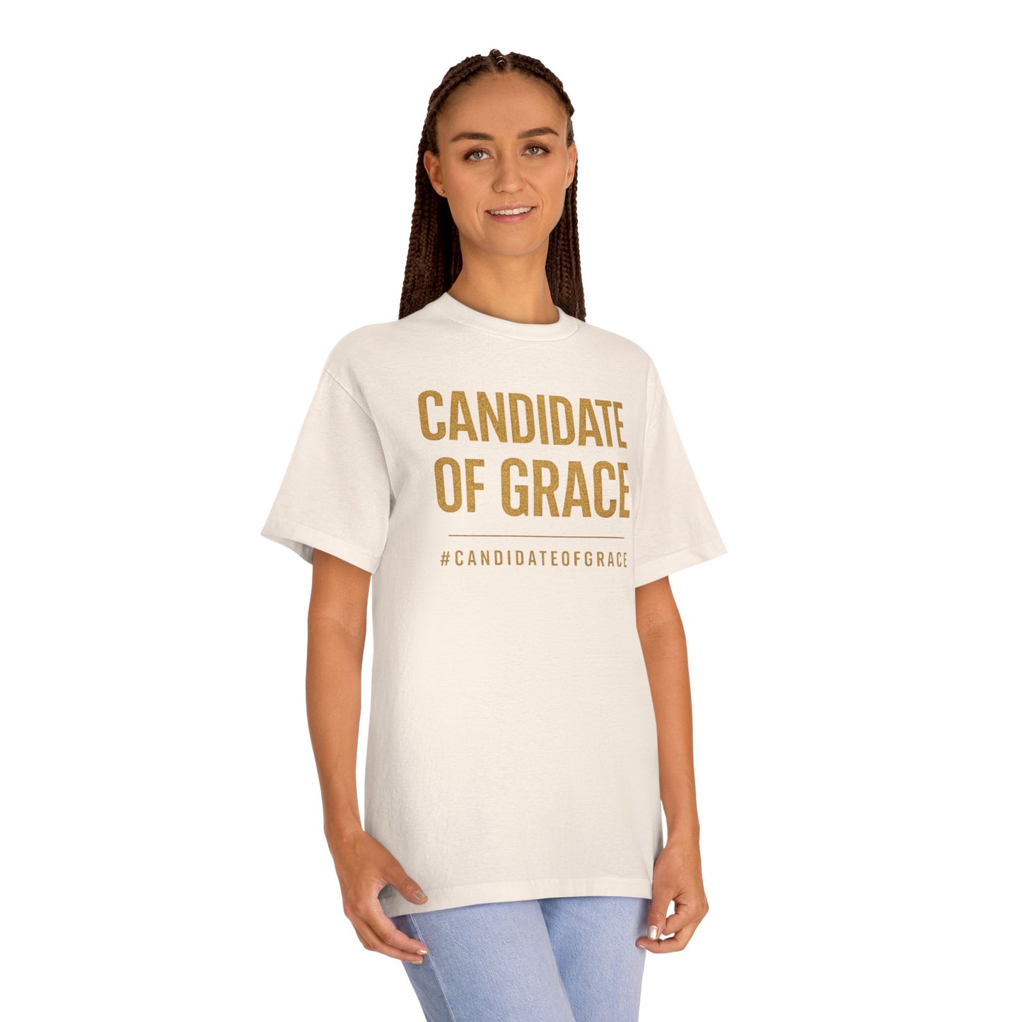 Candidate of Grace T-Shirt — Inspirational Faith Graphic Tee