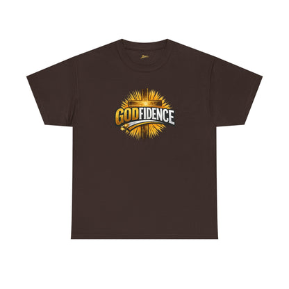 Godfidence Cross T‑Shirt — Christian Faith Graphic Tee