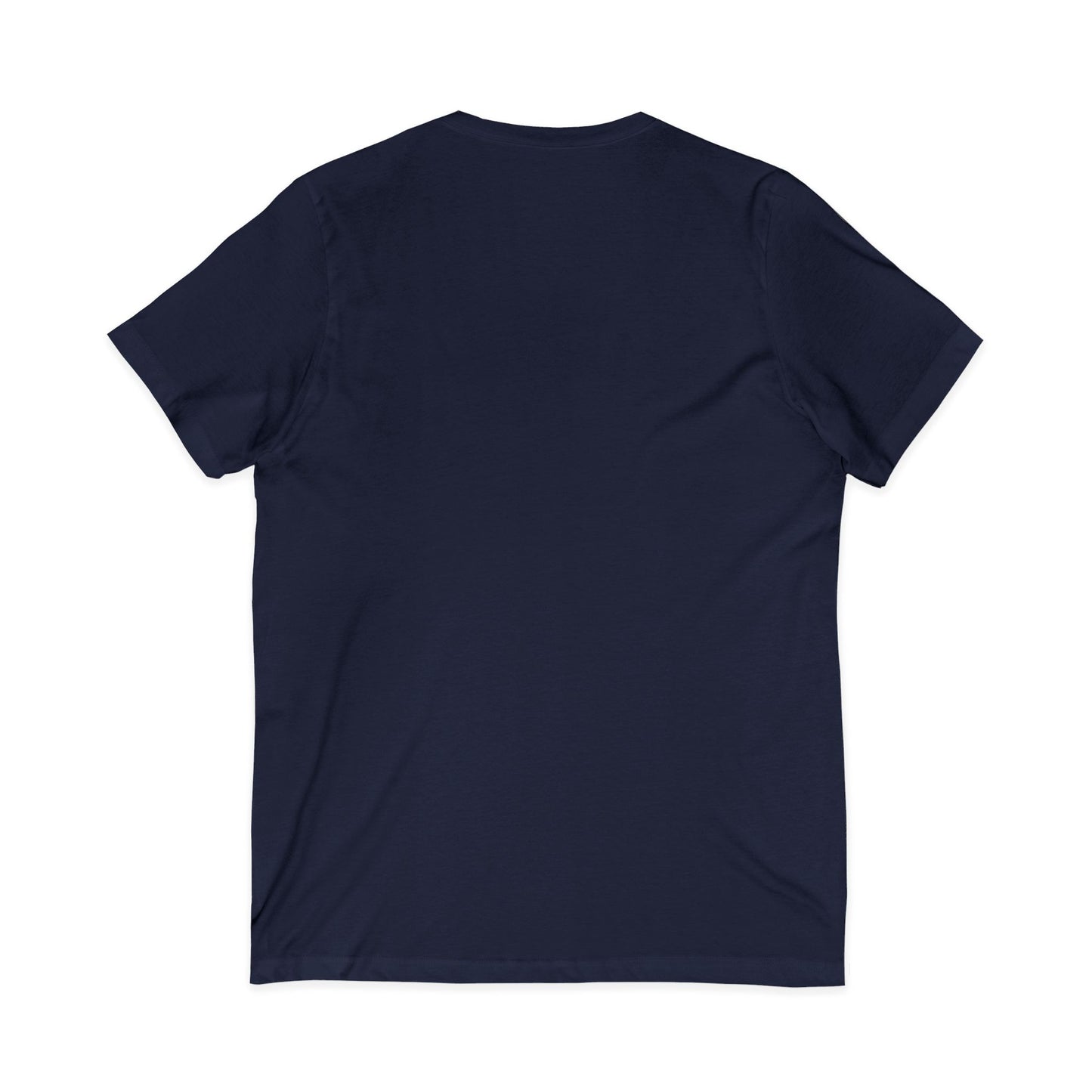 V-Neck Tee — 'Faith without Work is Dead' Vintage Sun Graphic