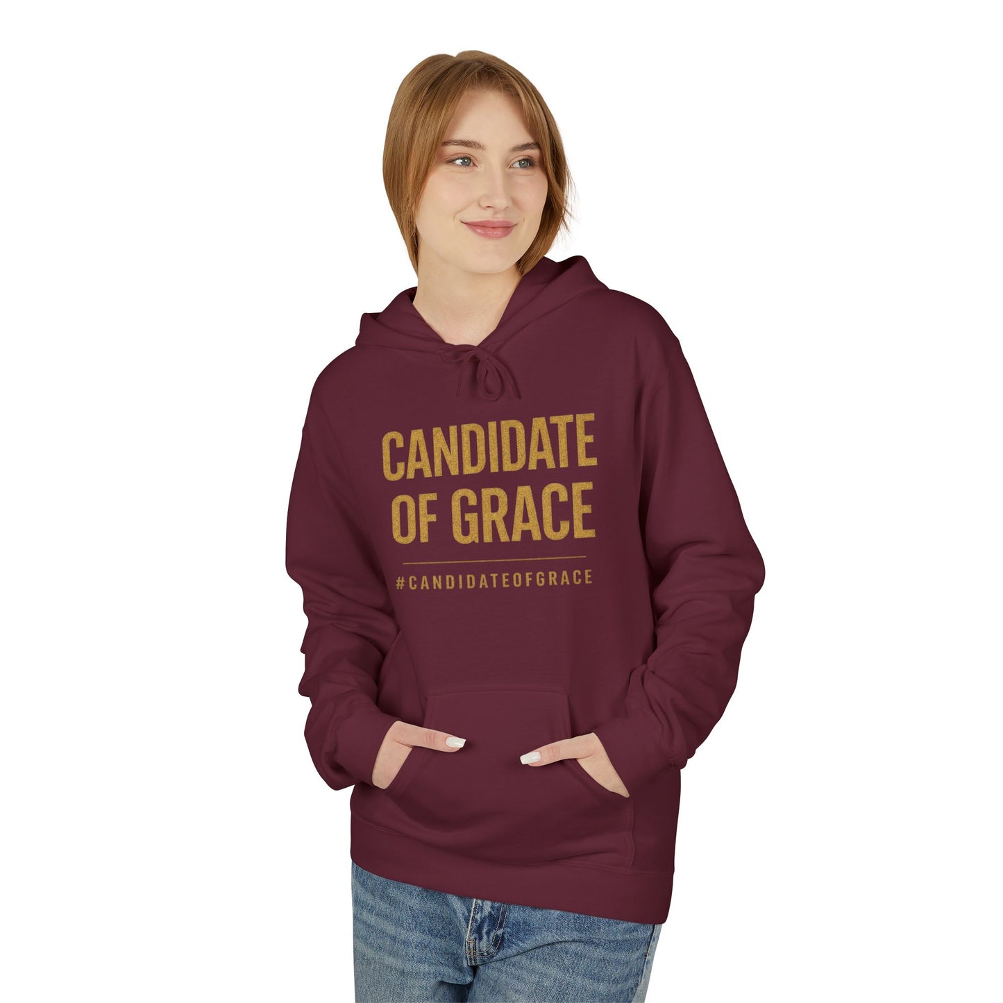 Of Grace Hoodie — Inspirational Faith Graphic Pullover