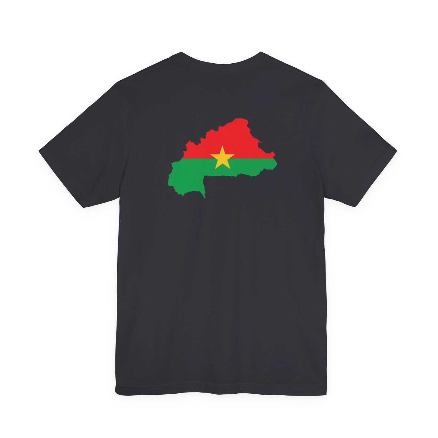 AfriBurkina Faso Flag Fist T-Shirt — Patriotic Map Back Tee