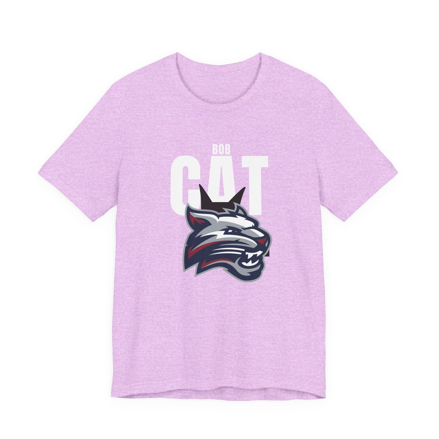 Bobcats Head Graphic Tee — Athletic Mascot T‑Shirt