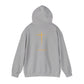 Hoodie — 'Without work is Dead' Gold Baroque Graphic Hooded Sweatshirt