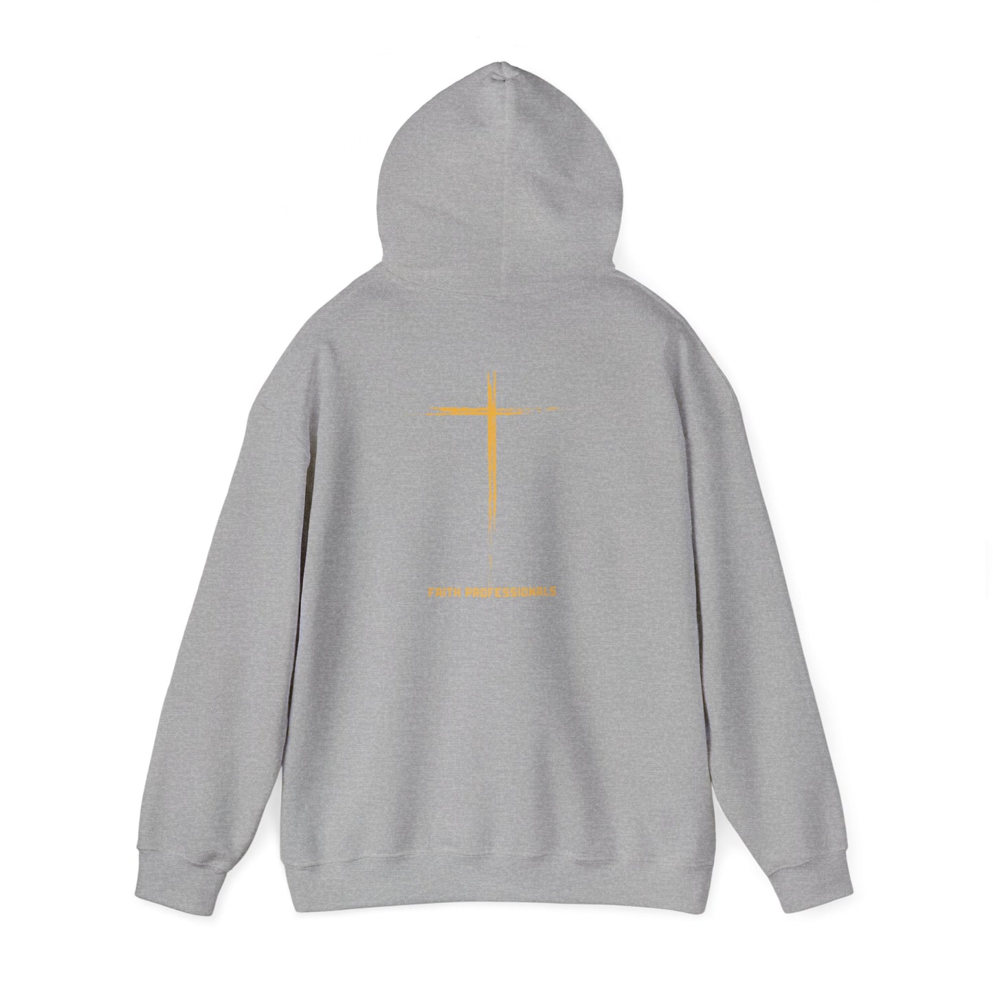 Hoodie — 'Without work is Dead' Gold Baroque Graphic Hooded Sweatshirt