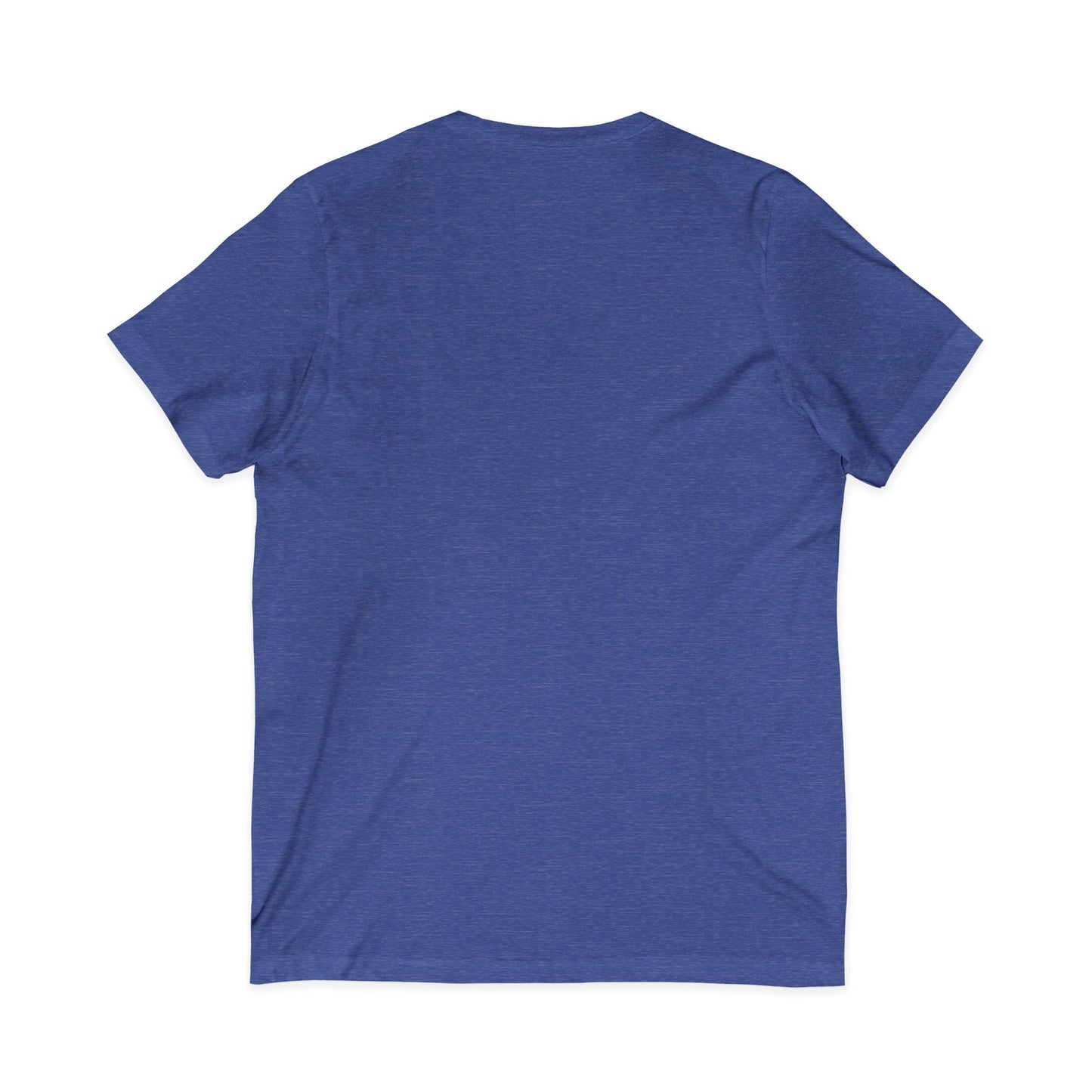 V-Neck Tee — 'Faith without Work is Dead' Vintage Sun Graphic