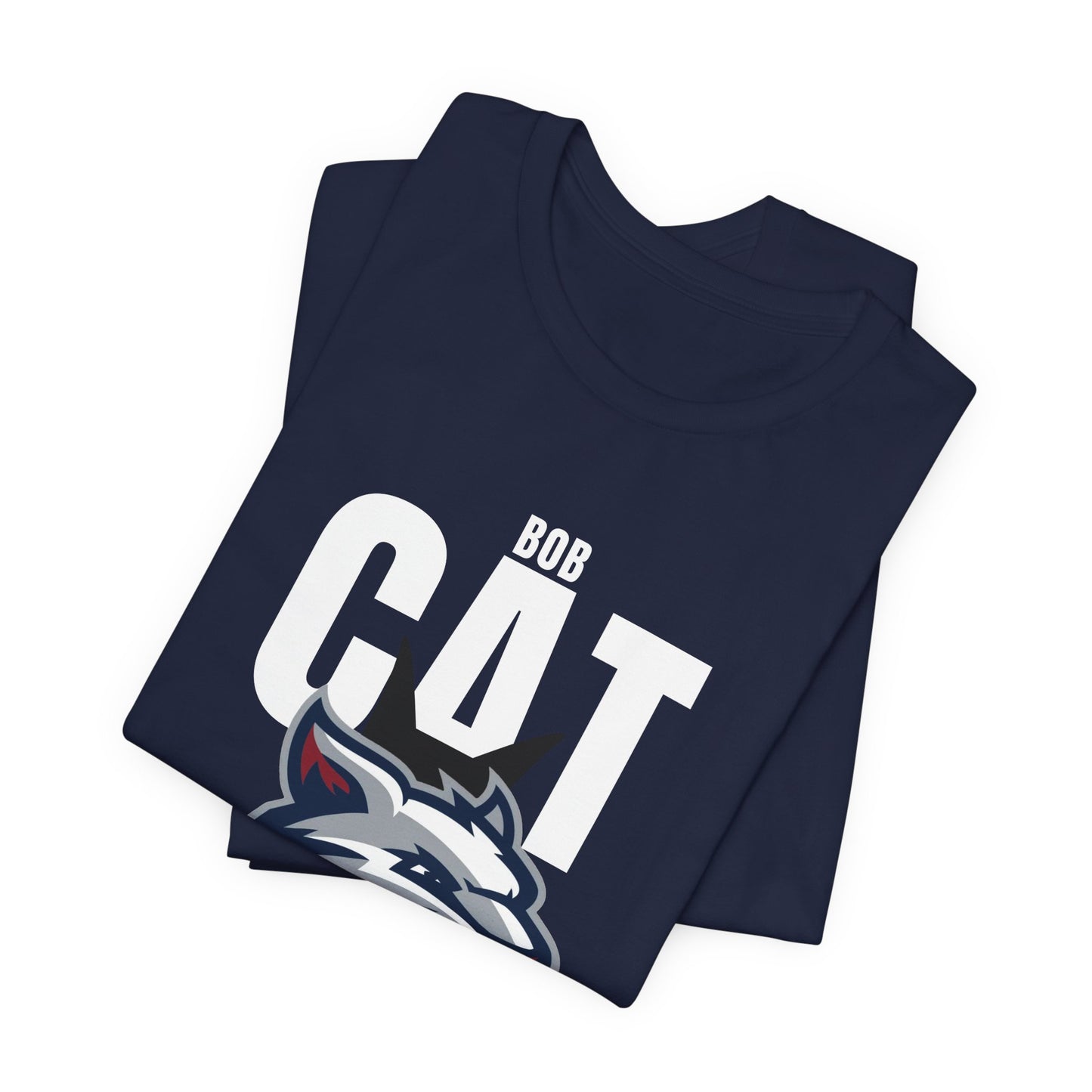 Bobcats Head Graphic Tee — Athletic Mascot T‑Shirt