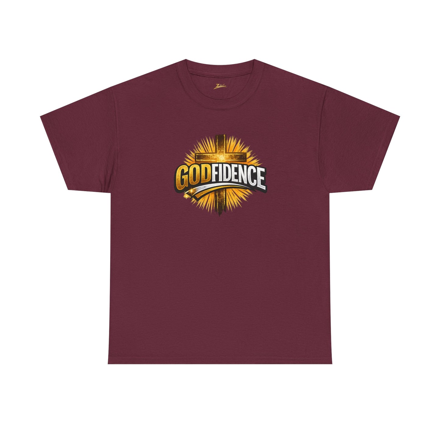 Godfidence Cross T‑Shirt — Christian Faith Graphic Tee