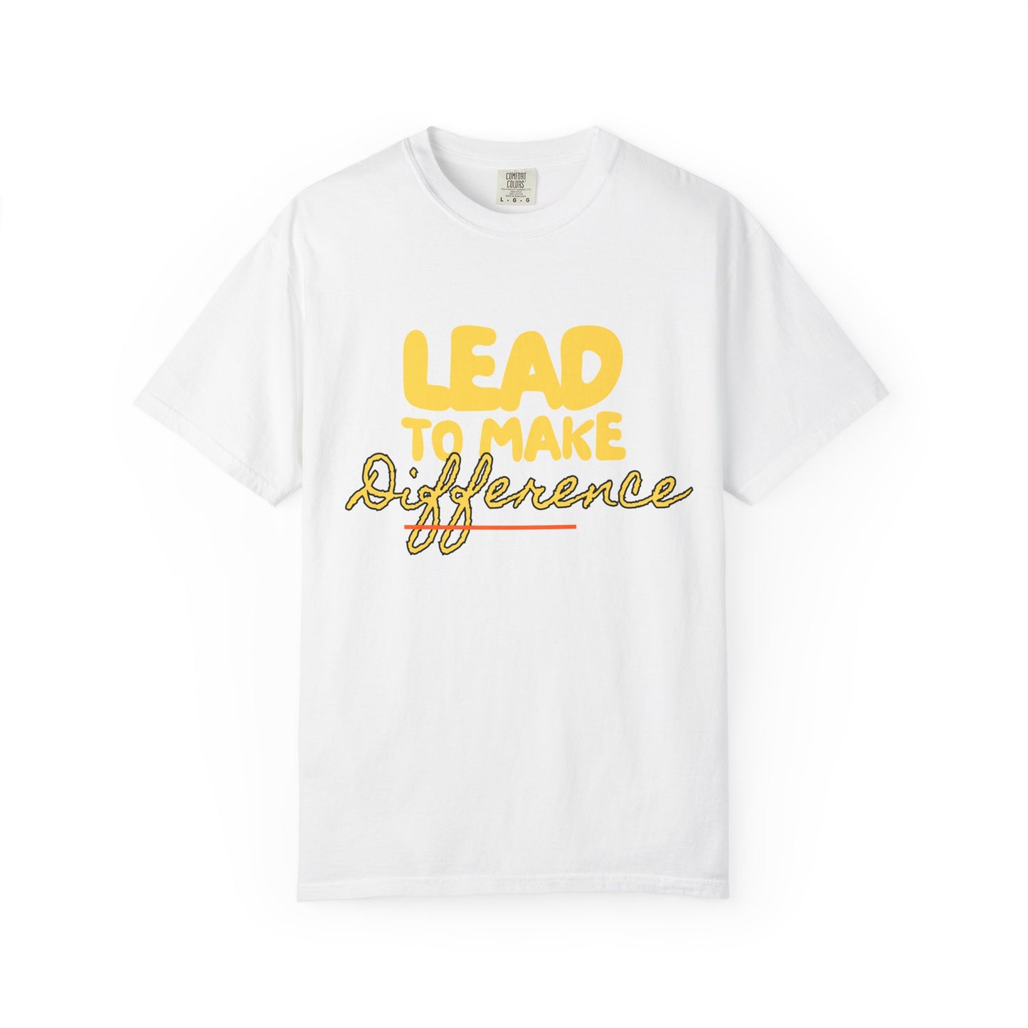 Lead to Make a Difference T-Shirt — Inspirational Christian Cross Tee