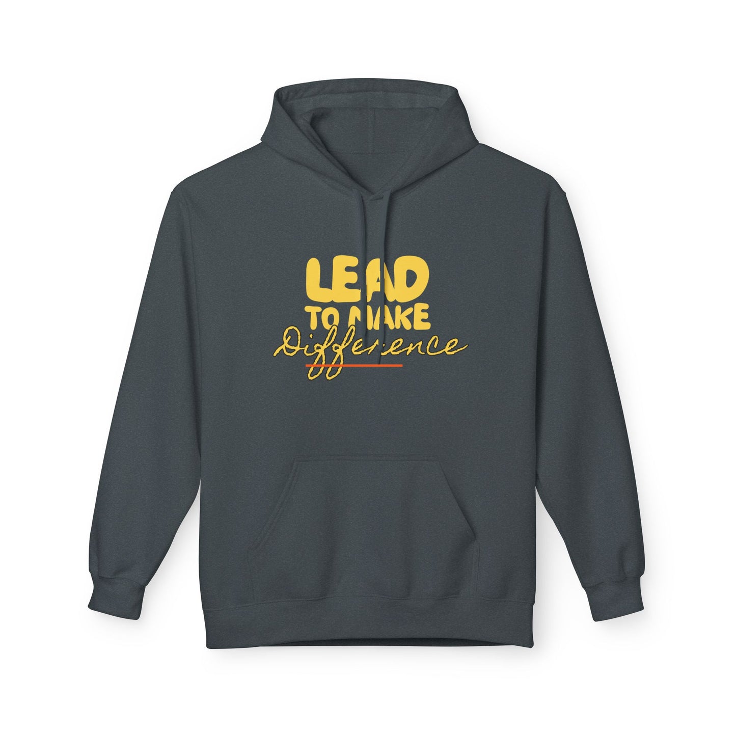 Lead to Make a Difference Hoodie — Inspirational Christian Cross Sweatshirt