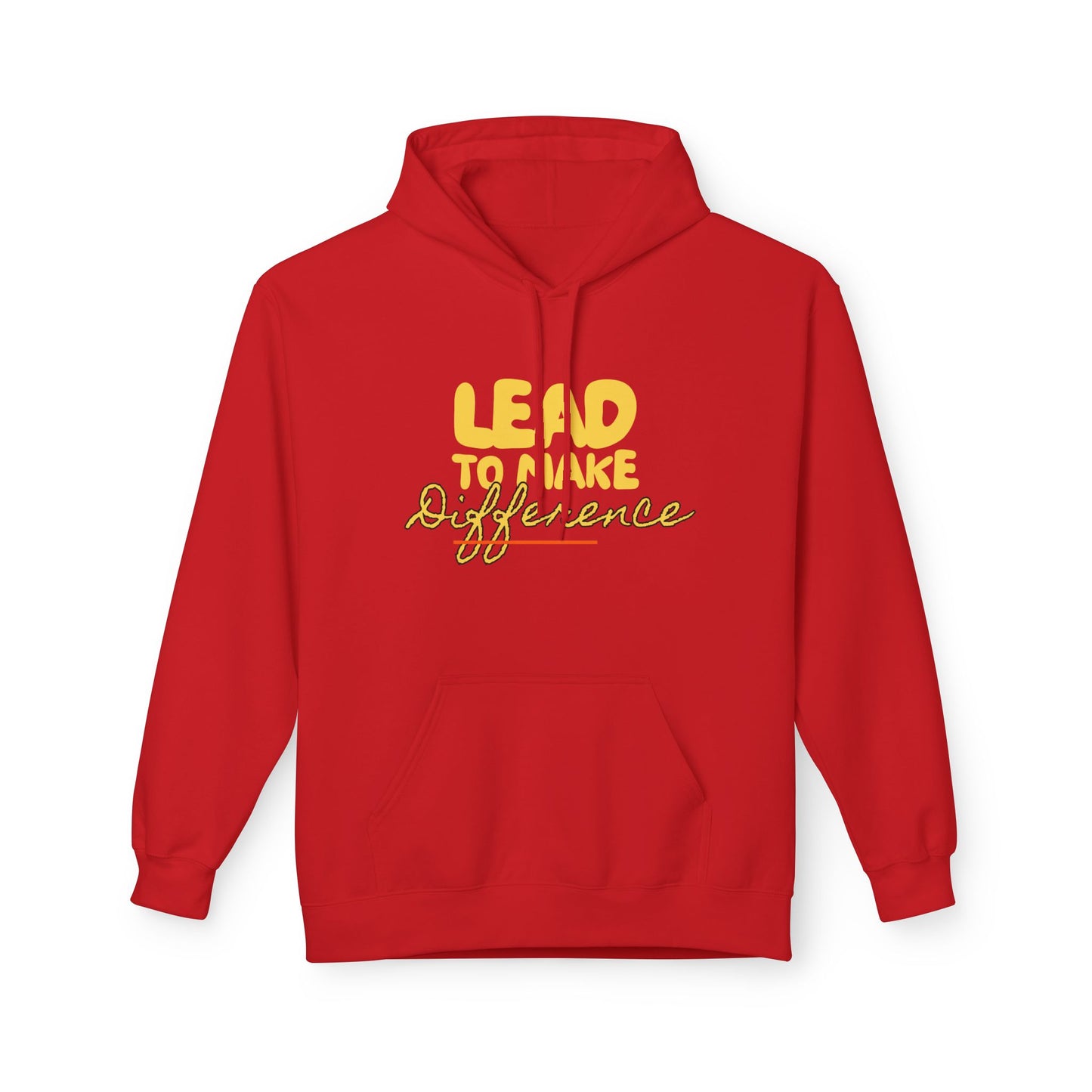 Lead to Make a Difference Hoodie — Inspirational Christian Cross Sweatshirt