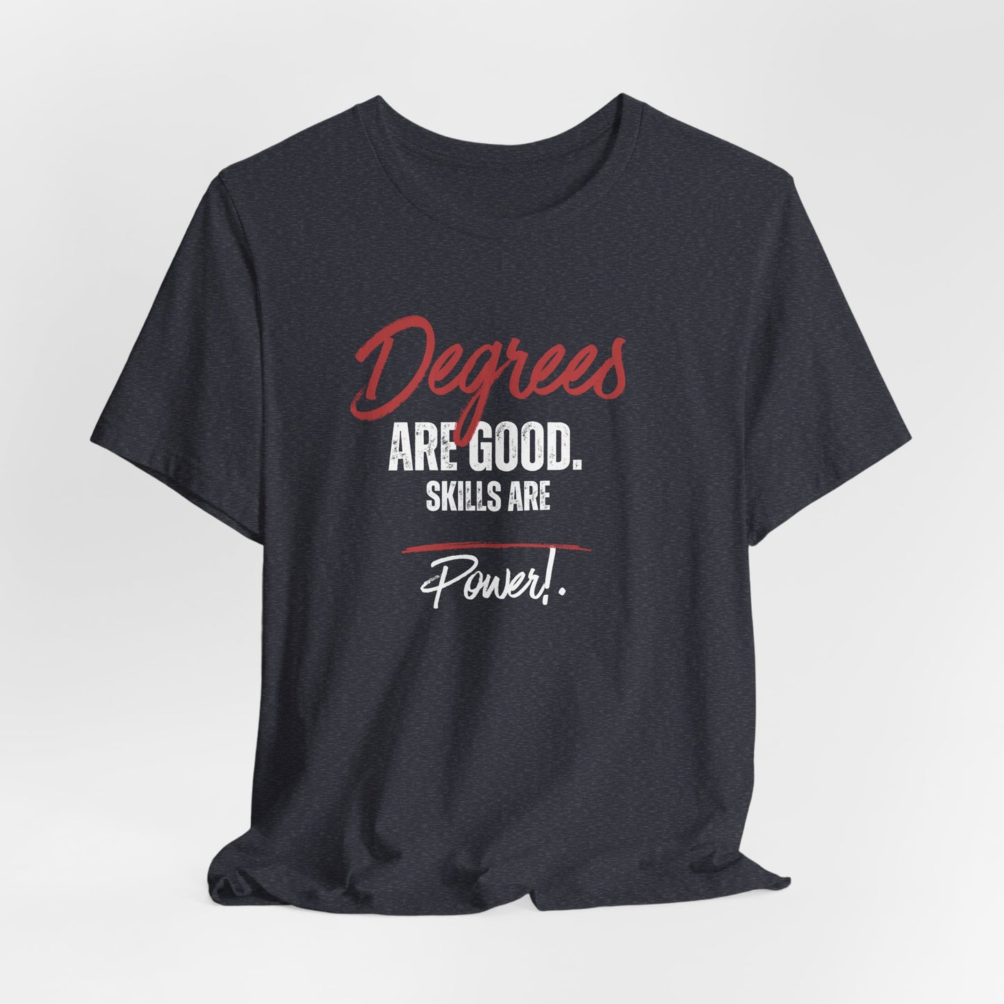 Degrees Script T‑Shirt — Minimal Retro Graphic Tee