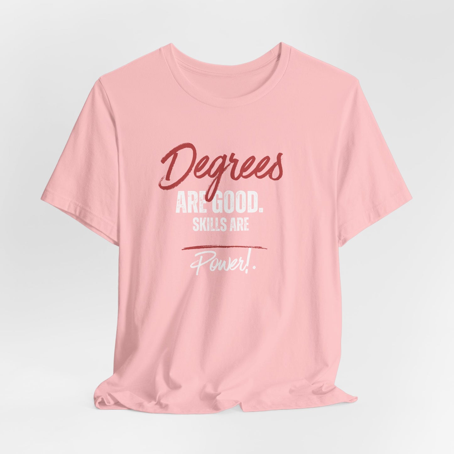 Degrees Script T‑Shirt — Minimal Retro Graphic Tee