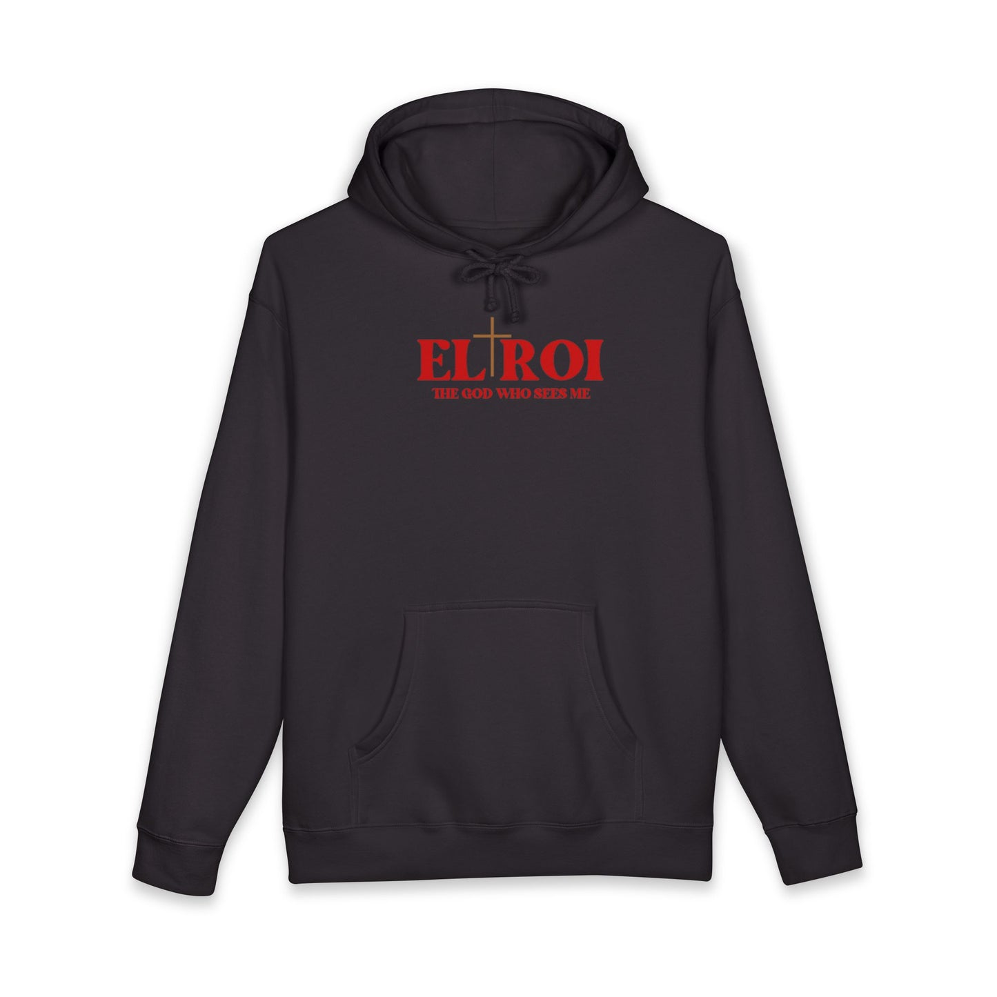 El Roi Hoodie — 'The God Who Sees Me' Christian Faith Pullover