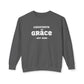 Candidate of Grace Sweatshirt — Cloud Sky Crewneck (Est. 2026)