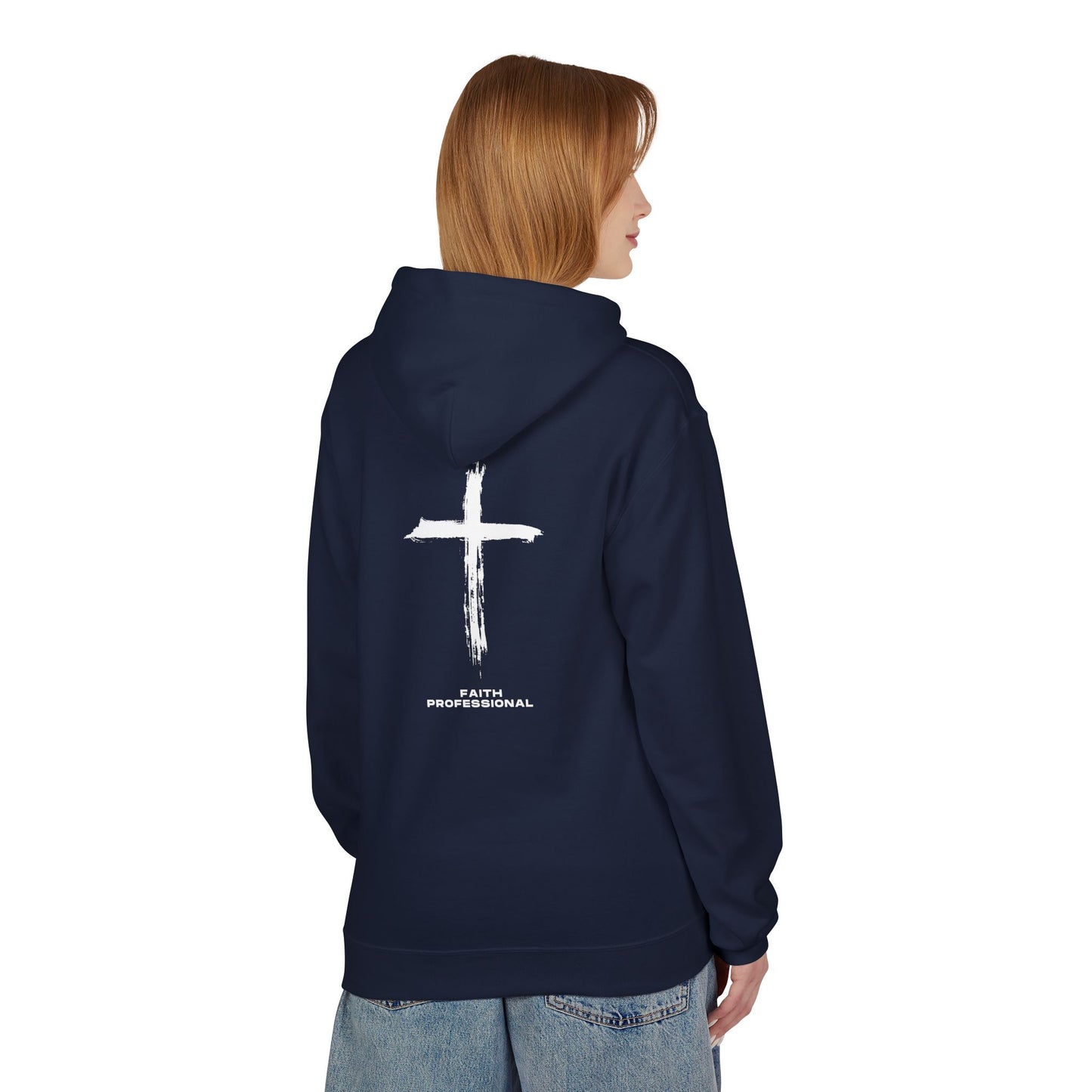 Retro Script "West Coast" White Hoodie — Vintage Stripe Graphic Pullover