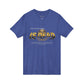 V-Neck Tee — 'Faith without Work is Dead' Vintage Sun Graphic