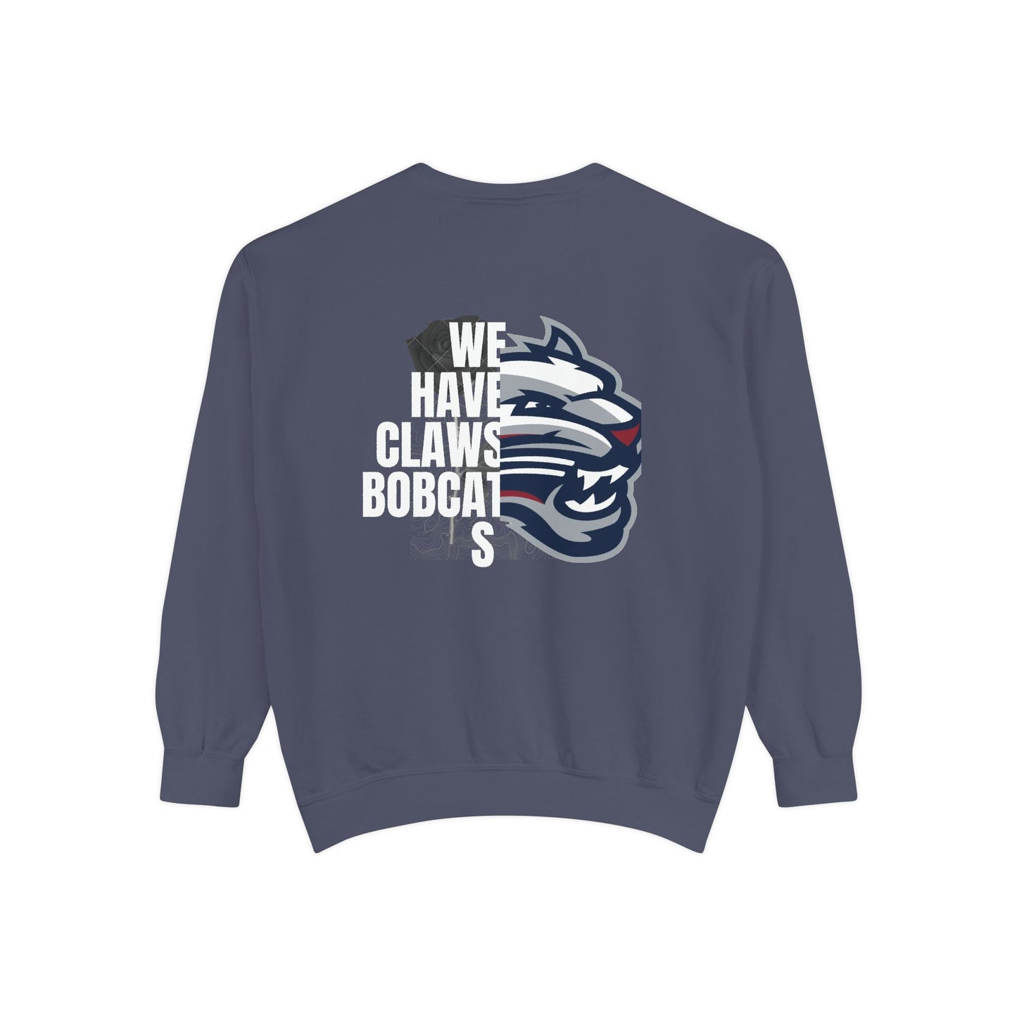 Bobcat Logo Sweatshirt — Retro Distressed Crewneck