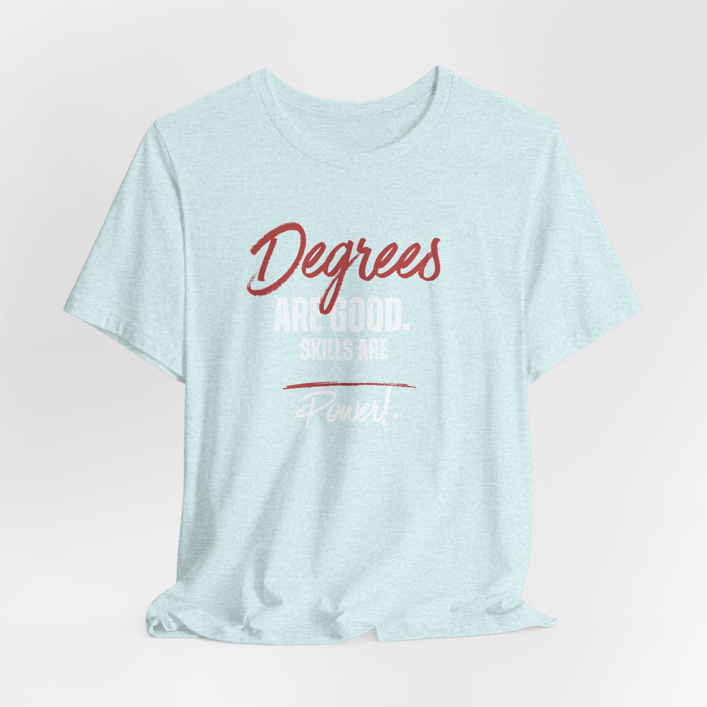Degrees Script T‑Shirt — Minimal Retro Graphic Tee